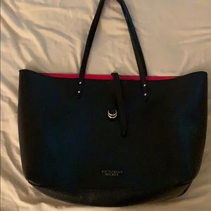Black and red purse